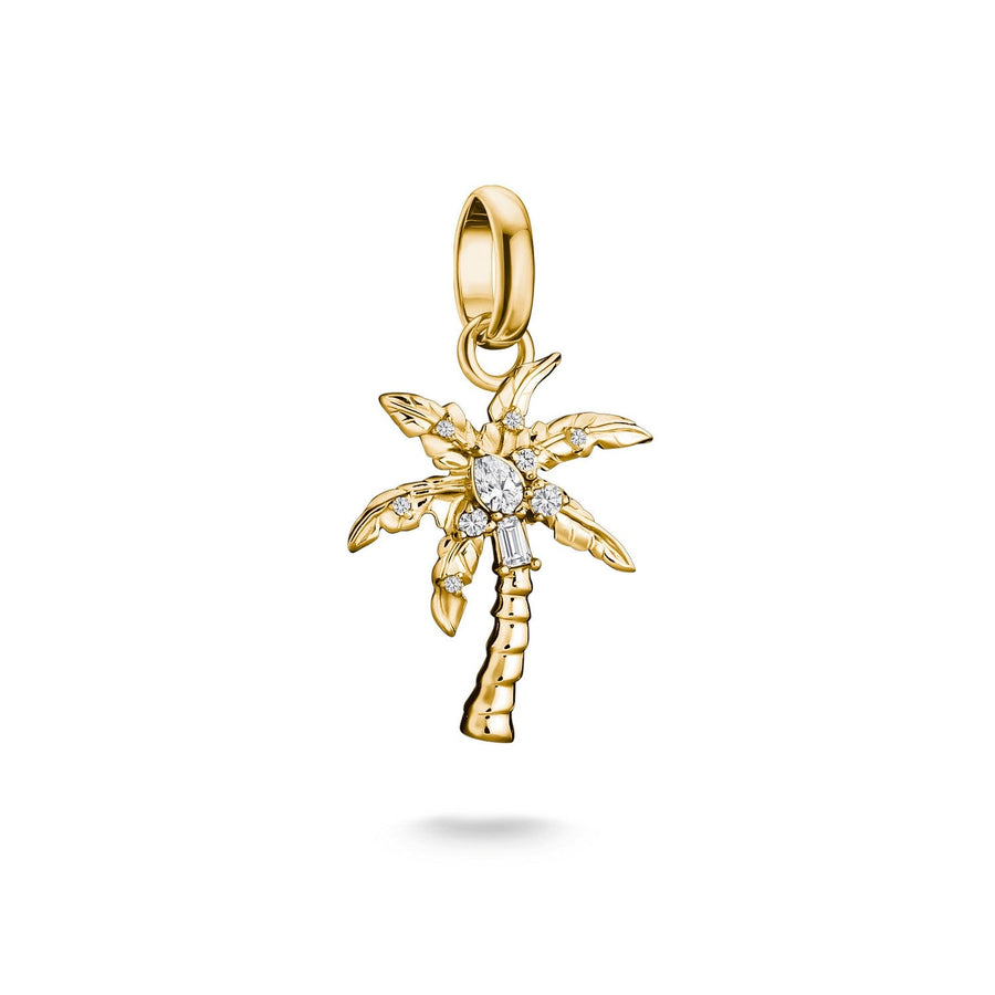 Thomas Sabo Charming Connect 18ct Gold Plated Palm Tree Charm CC1354-M01-14