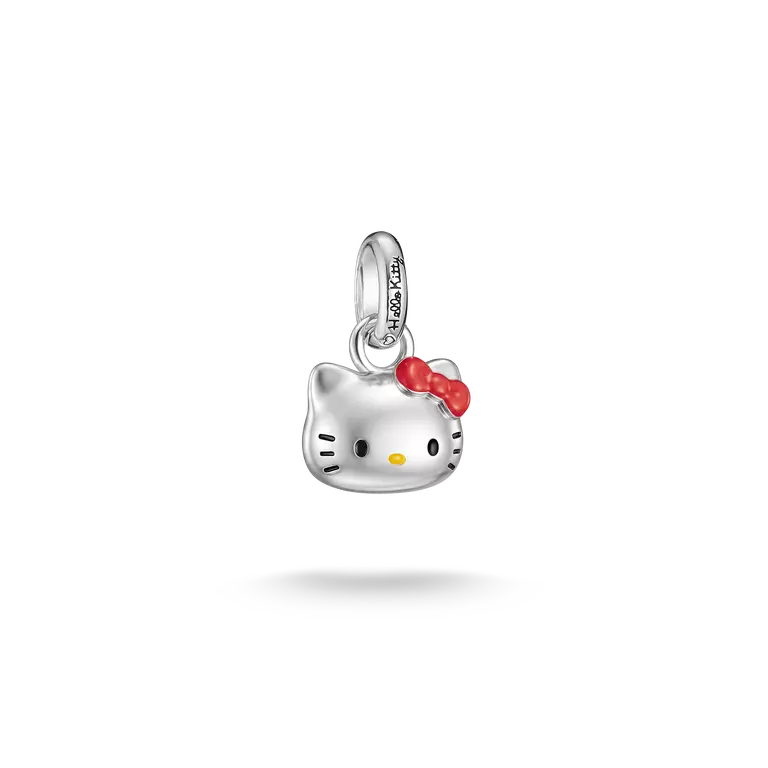 Thomas Sabo Charm Club Connect Hello Kitty Charm With Red Bow Charm CC1359-M06-10