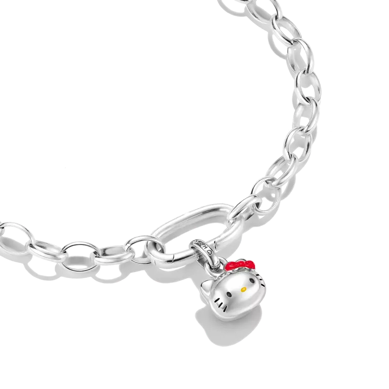 Thomas Sabo Charm Club Connect Hello Kitty Charm With Red Bow Charm CC1359-M06-10