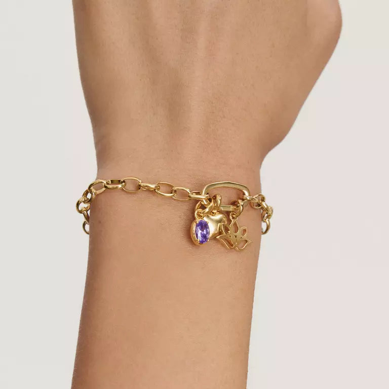 Thomas Sabo Charming Connect 18ct Gold Plated Heart Charm CC1360-M01-39