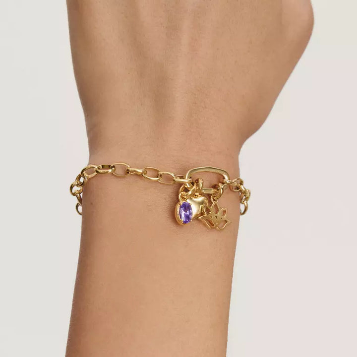 Thomas Sabo Charming Connect 18ct Gold Plated Heart Charm CC1360-M01-39