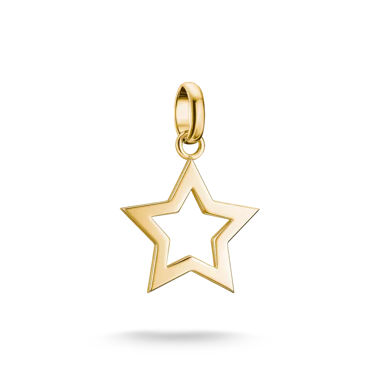 Thomas Sabo Charming Connect 18ct Gold Plated Star Charm CC1361-M01-39
