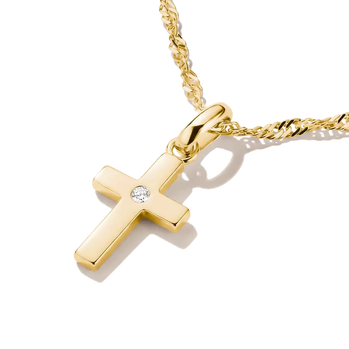 Thomas Sabo Charming Connect 18ct Gold Plated Cross Charm CC1364-M01-14