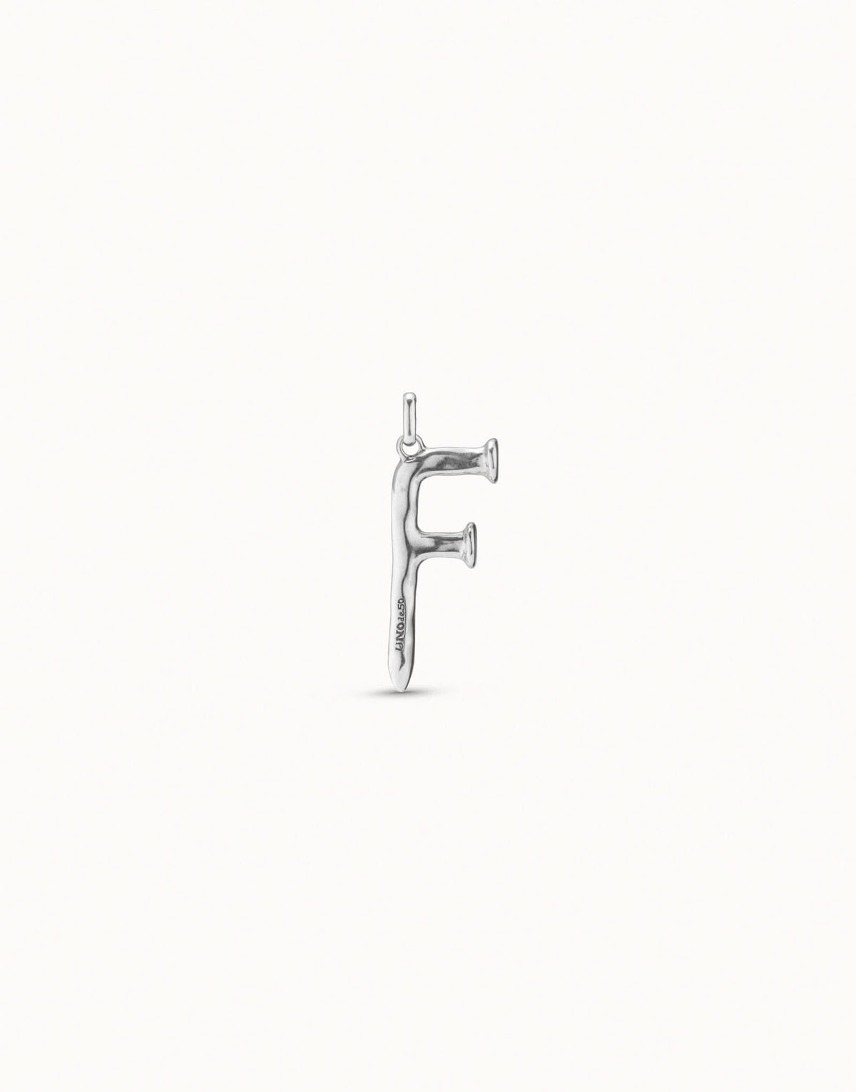 Gimme A Letter F Large Silver Metal Charm CHA0006MTL0000U