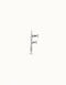 Gimme A Letter F Large Silver Metal Charm CHA0006MTL0000U