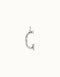 Gimme A Letter G Large Silver Metal Charm CHA0007MTL0000U