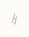 Gimme A Letter H Large Golden Metal Charm CHA0008ORO0000U