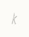 Gimme A Letter K Large Silver Metal Charm CHA0011MTL0000U