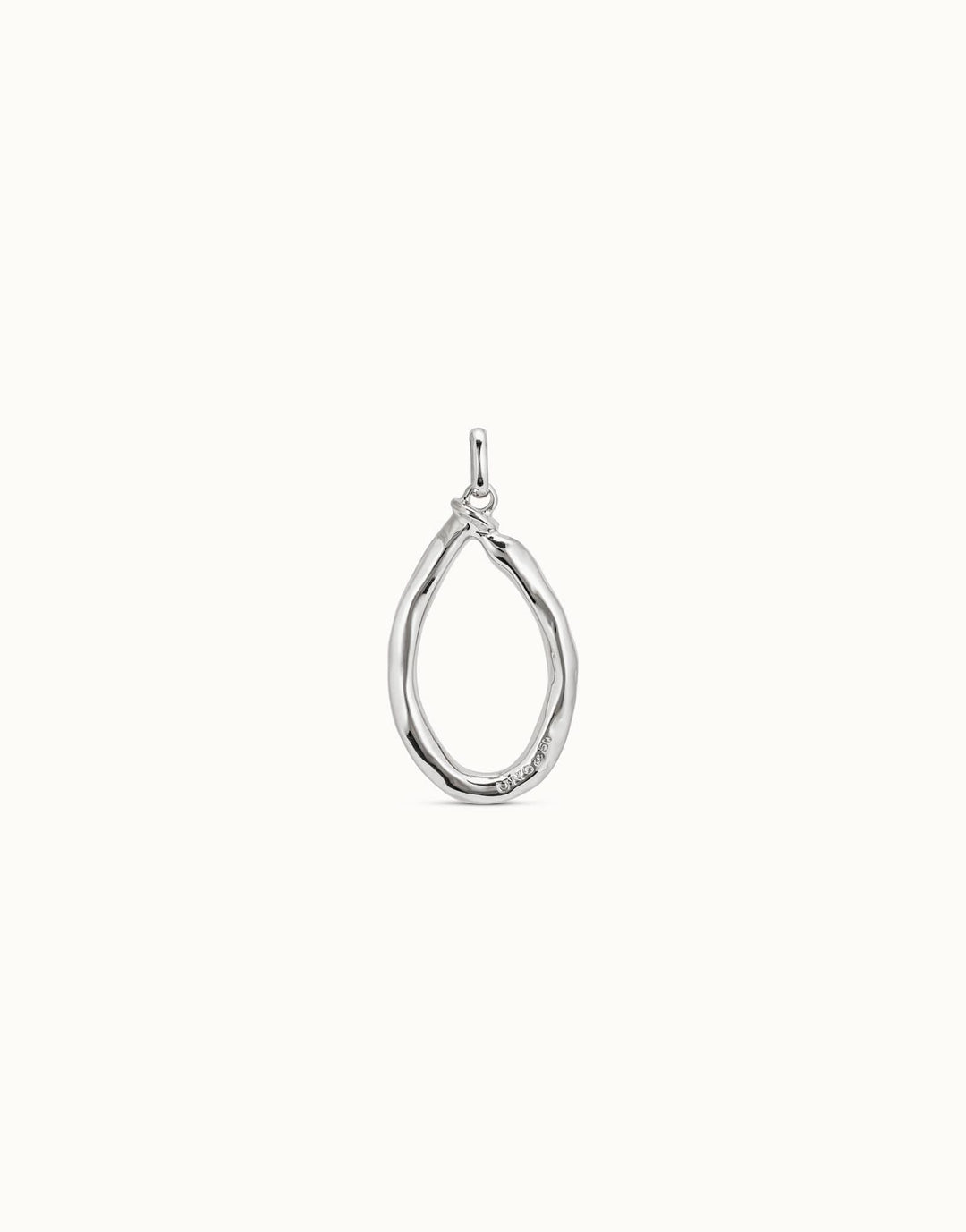 Gimme A Letter O Large Silver Metal Charm CHA0015MTL0000U