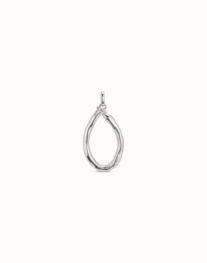 Gimme A Letter O Large Silver Metal Charm CHA0015MTL0000U