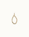 Gimme A Letter O Large Golden Metal Charm CHA0015ORO0000U