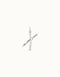 Gimme A Letter X Large Silver Metal Charm CHA0024MTL0000U