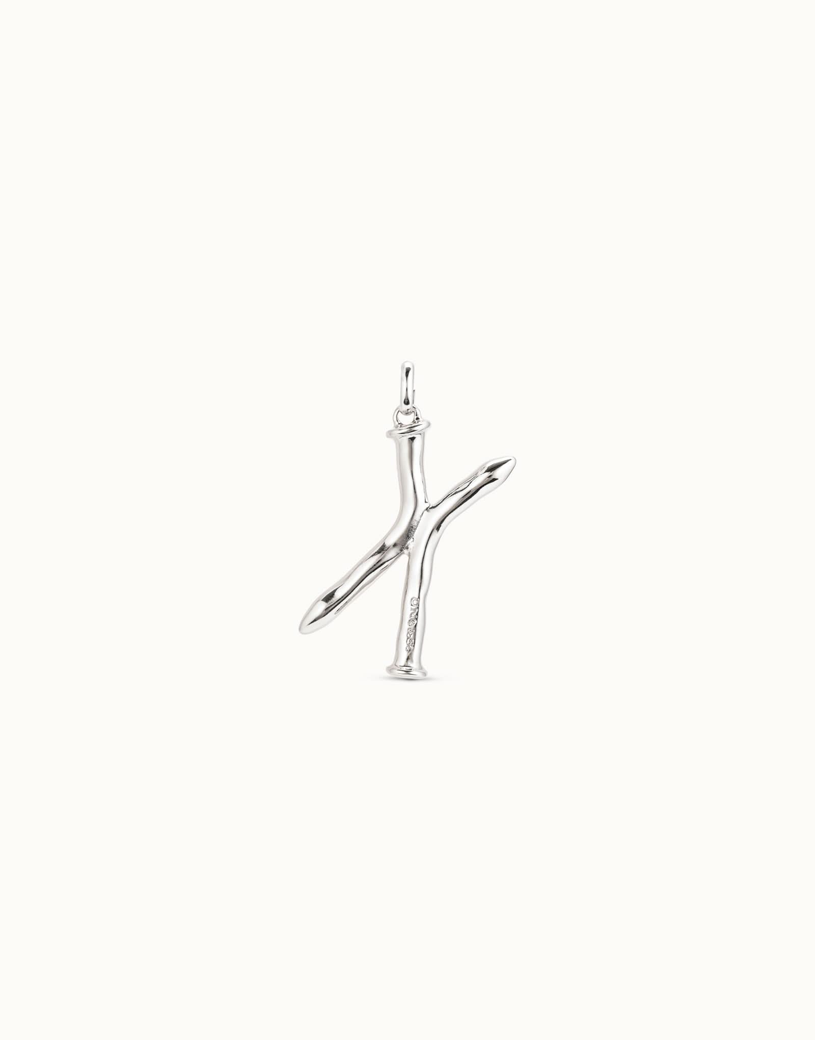 Gimme A Letter X Large Silver Metal Charm CHA0024MTL0000U