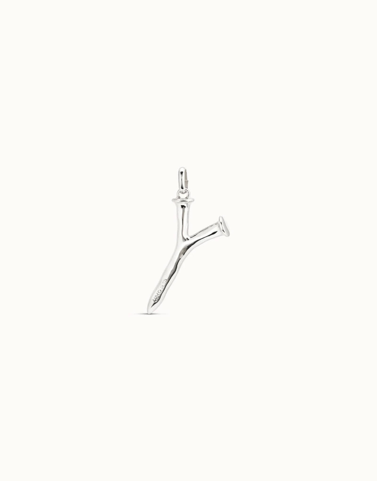 Gimme A Letter Y Large Silver Metal Charm CHA0025MTL0000U