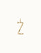 Gimme A Letter Z Large Golden Metal Charm CHA0026ORO0000U