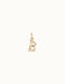Gimme A Letter B Golden Metal Charm CHA0028ORO0000U