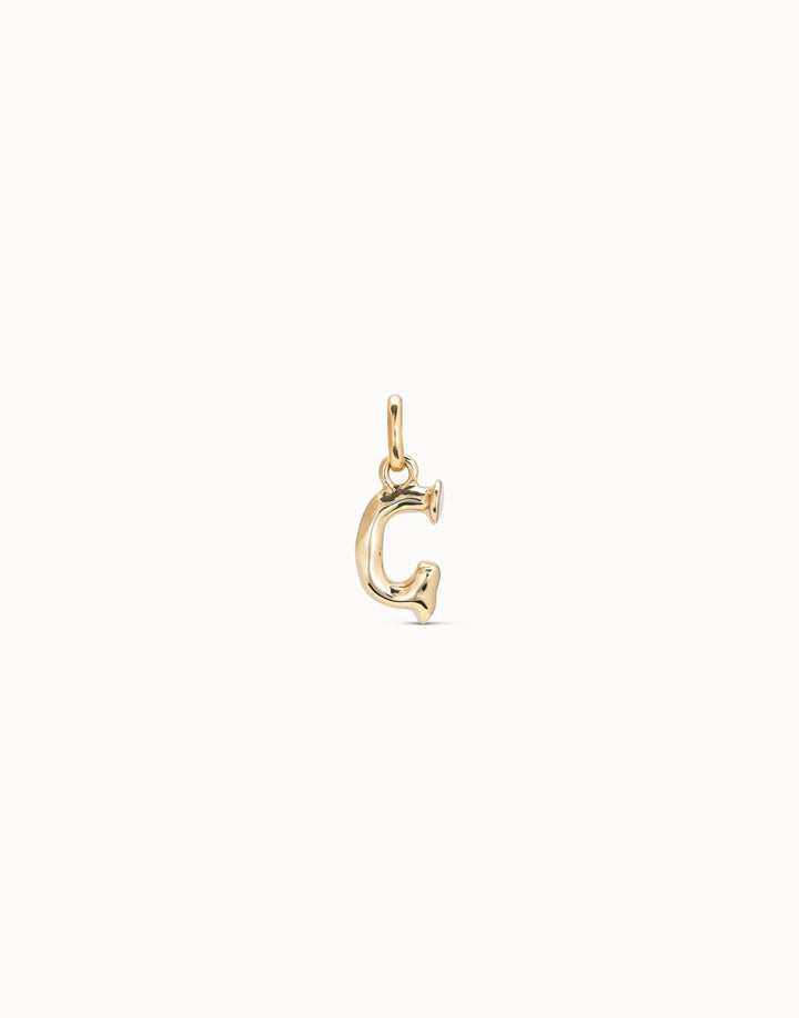 Gimme Me A Letter G Golden Metal Charm CHA0033ORO0000U