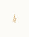 Gimme A Letter H Golden Metal Charm CHA0034ORO0000U