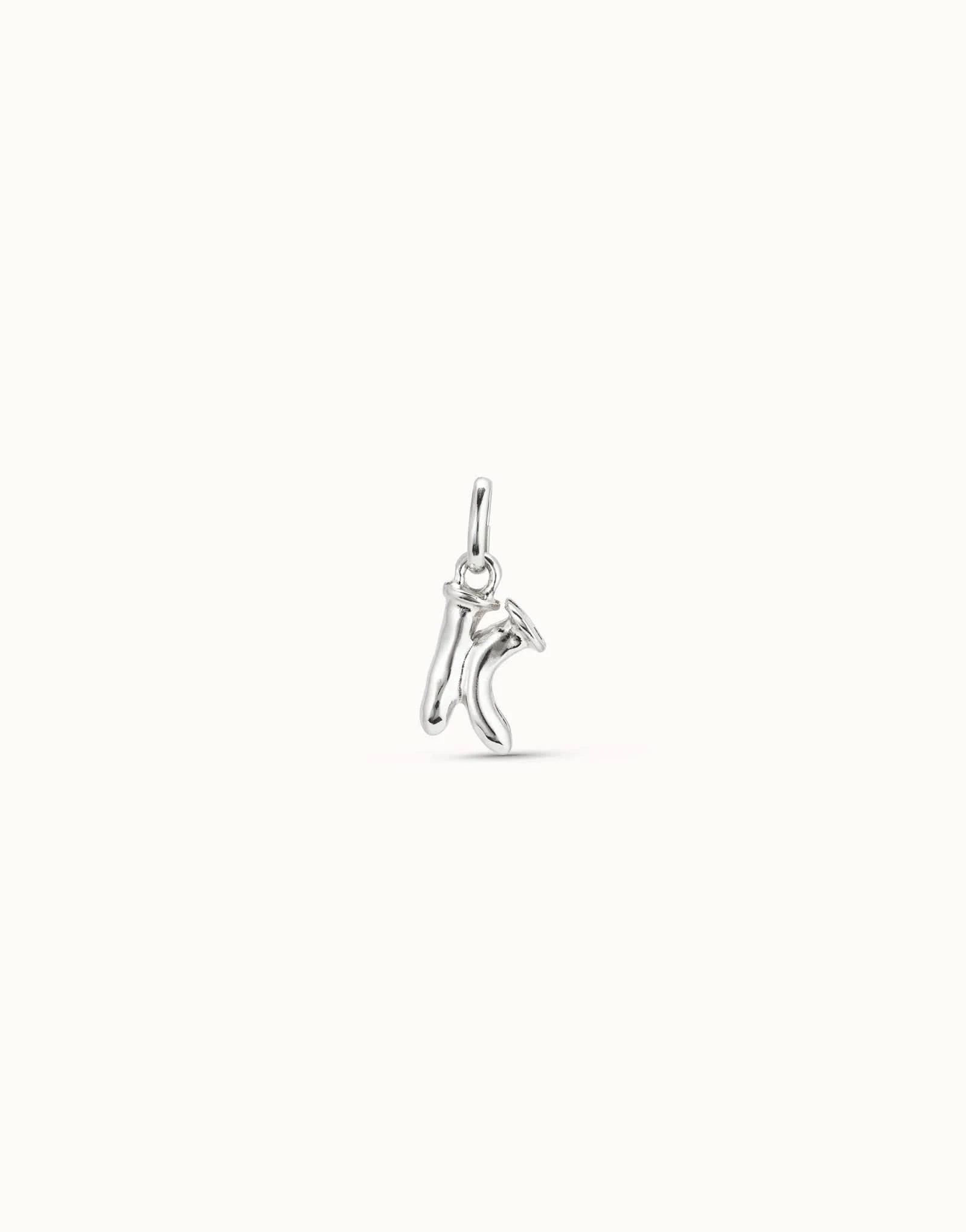 Gimme A Letter K Silver Metal Charm CHA0037MTL0000U