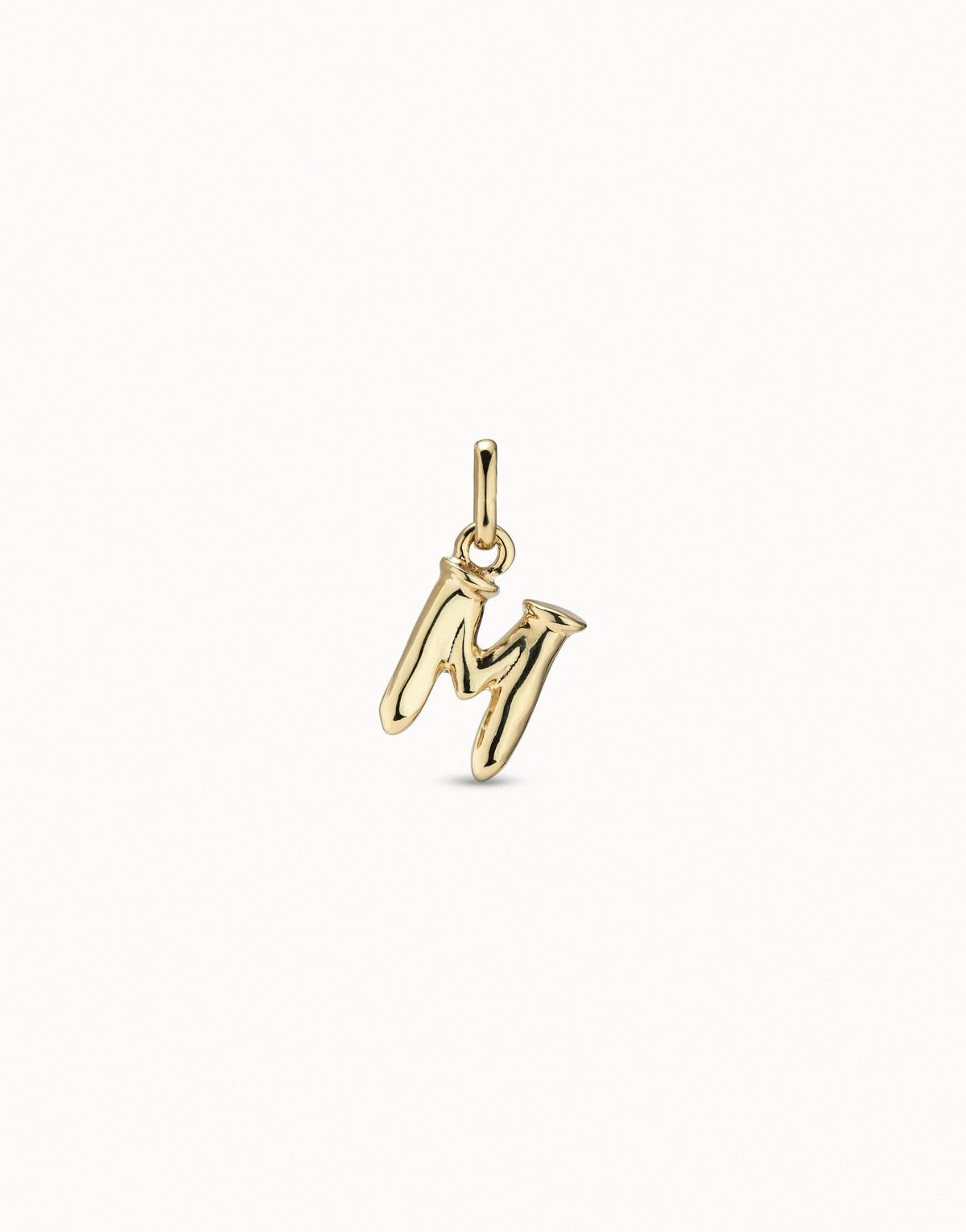 Gimme A Letter M Golden Metal Charm CHA0039ORO0000U