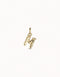 Gimme A Letter M Golden Metal Charm CHA0039ORO0000U