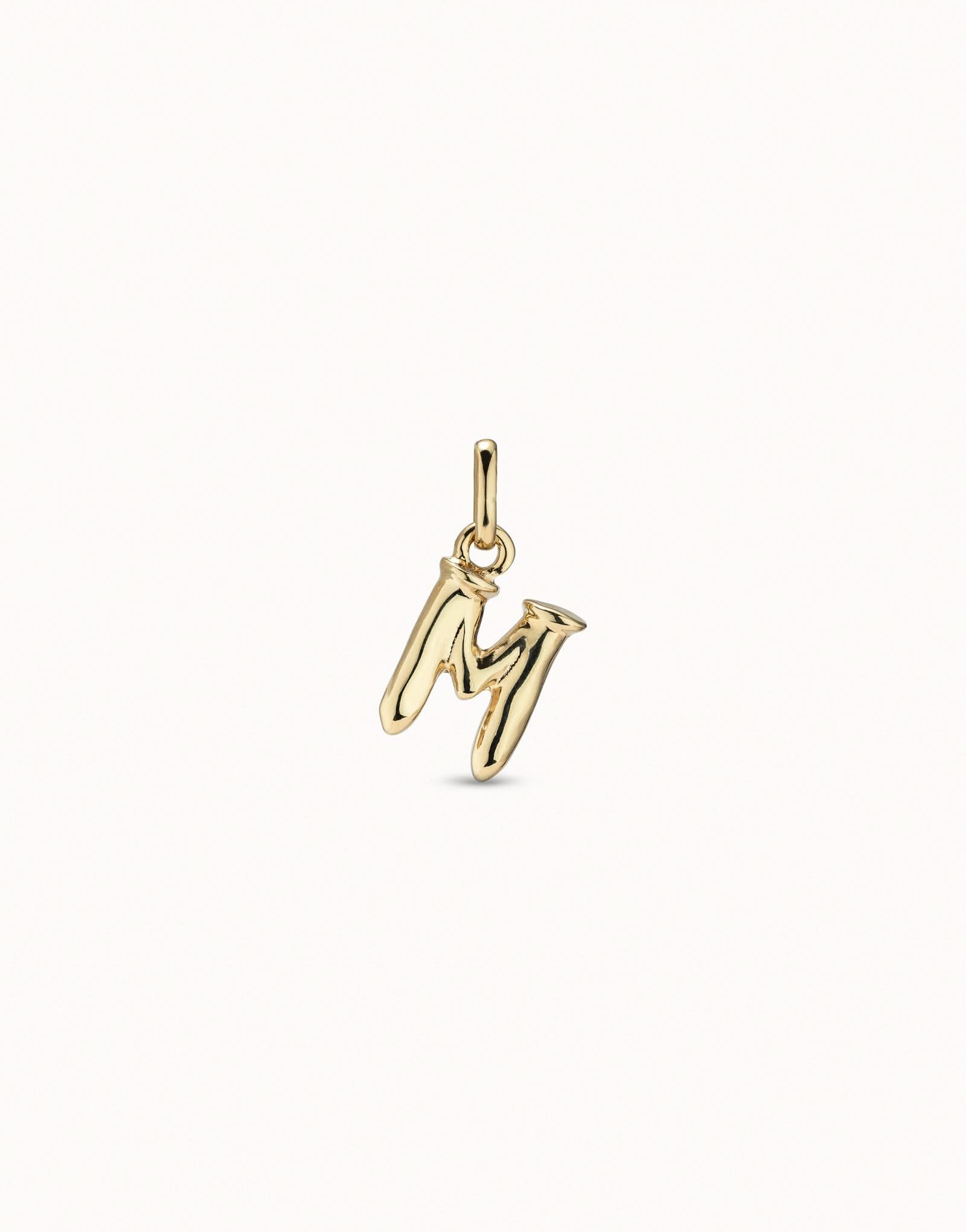 Gimme A Letter M Golden Metal Charm CHA0039ORO0000U