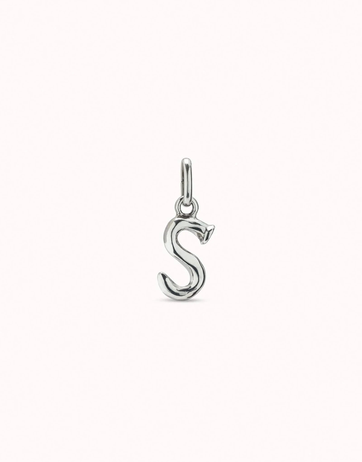 Gimme A Letter S Silver Metal Charm CHA0045MTL0000U