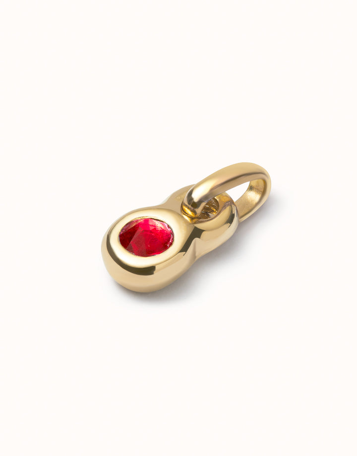 18k Gold Plated Hazte Red Charm CHA0180ROJORO0U