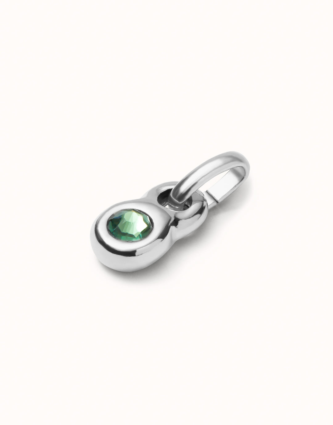 Sterling Silver Plated Hazte Green Charm CHA0180VRDMTL0U