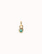 18k Gold Plated Hazte Green Charm CHA0180VRDORO0U