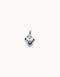 Sterling Silver Plated Hazte Blue Heart Charm CHA0214AZUMTL0U