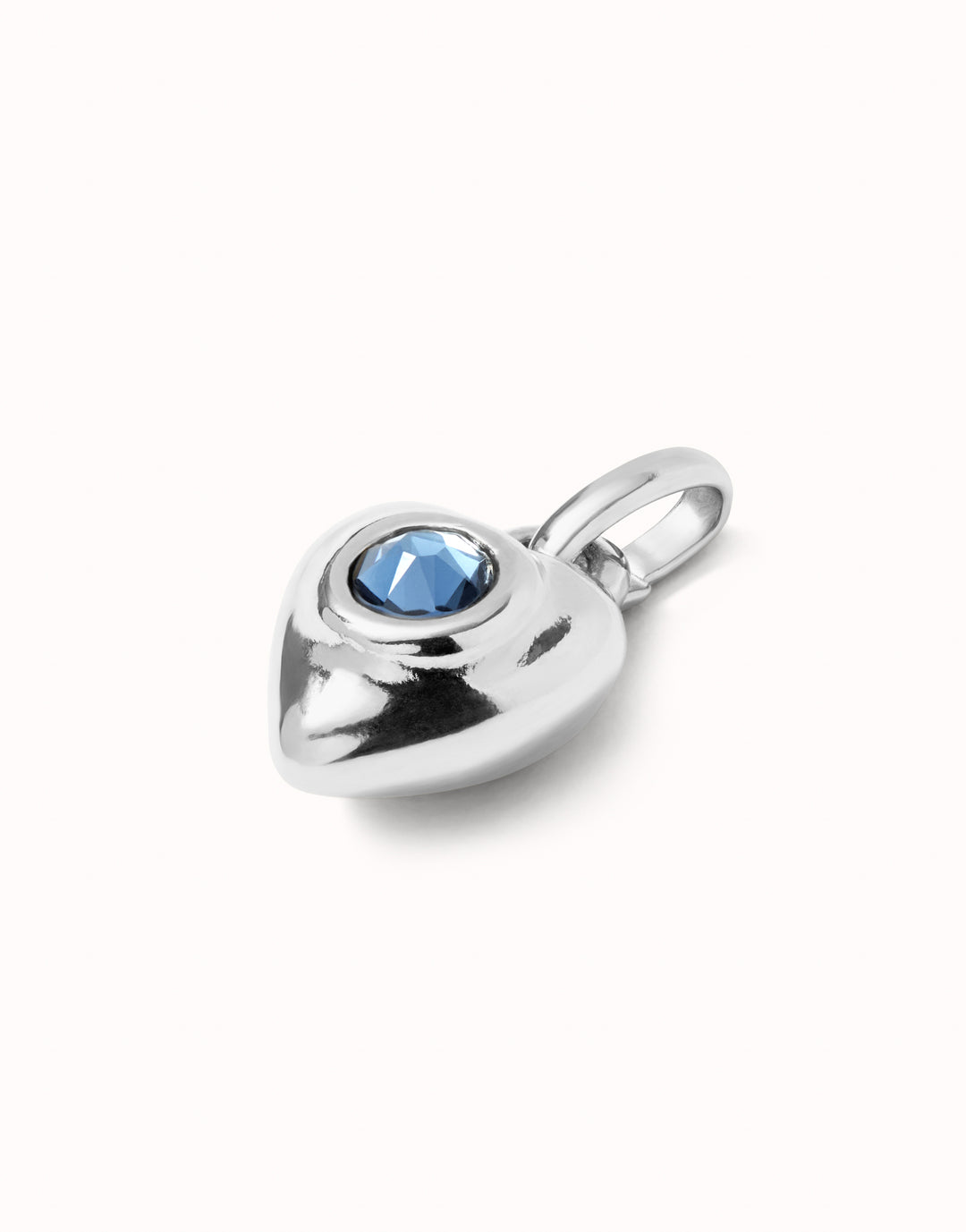 Sterling Silver Plated Hazte Blue Heart Charm CHA0214AZUMTL0U