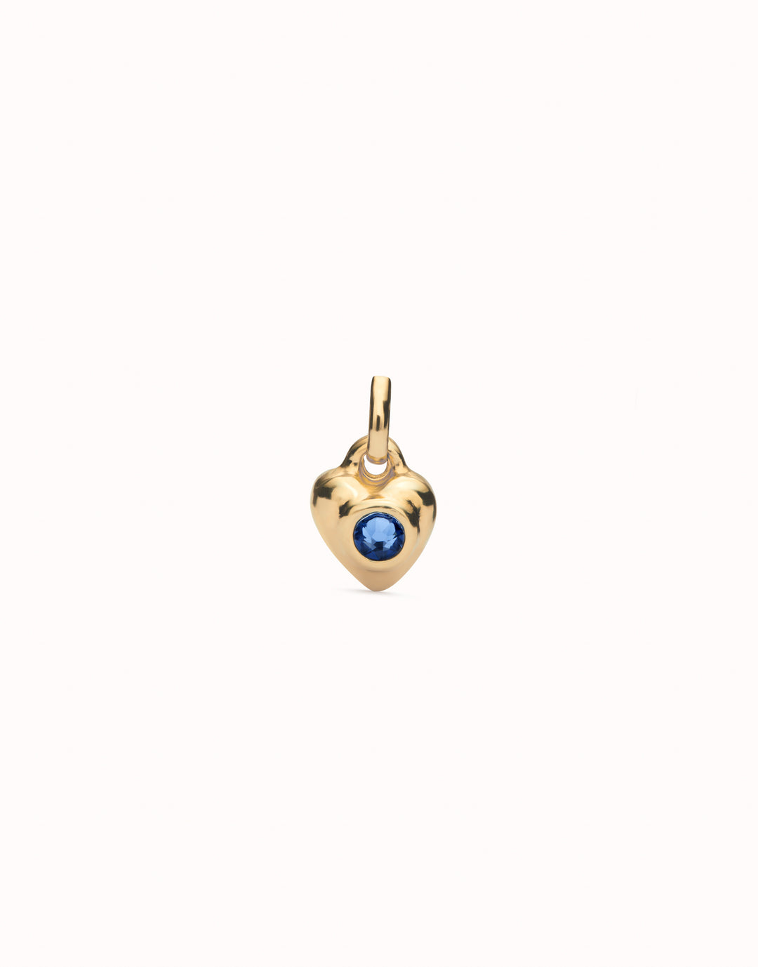 18k Gold Plated Hazte Blue Heart Charm CHA0214AZUORO0U