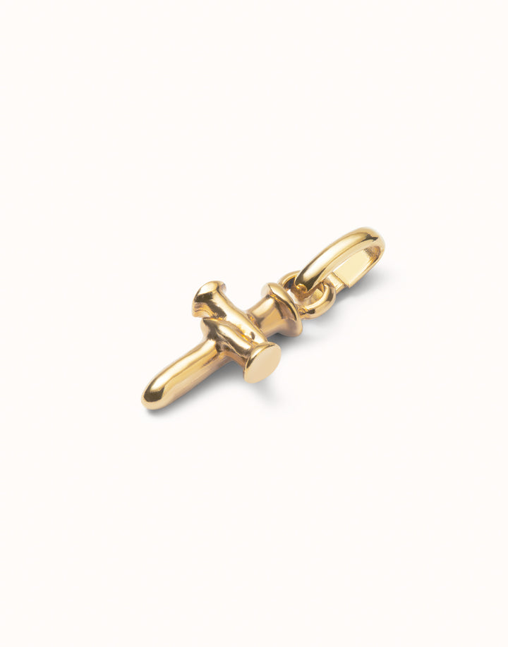 18k Gold Plated Hazte Gold Cross Charm CHA0248ORO0000U