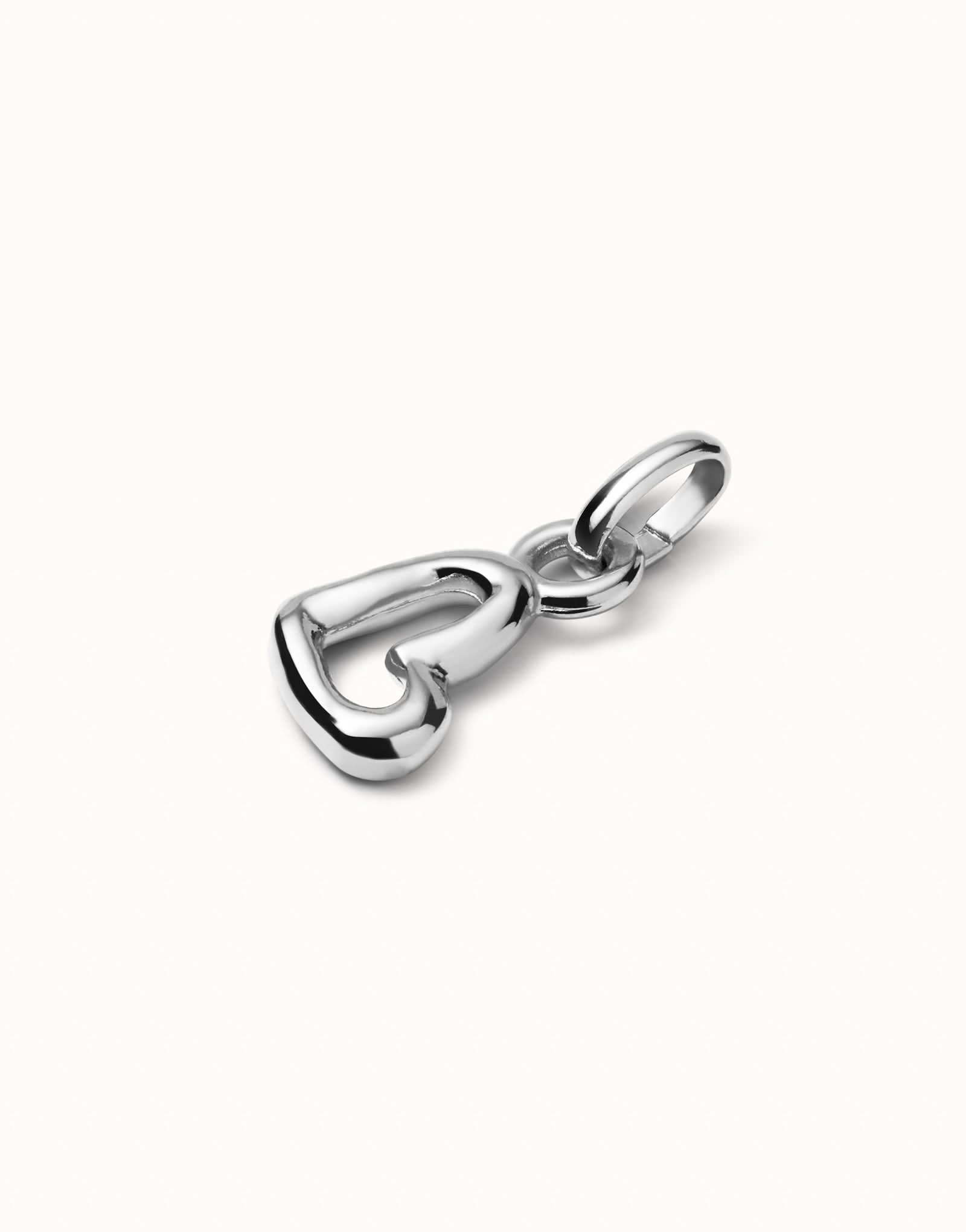 Sterling Silver Plated Hazte Silver Heart Charm CHA0253MTL0000U