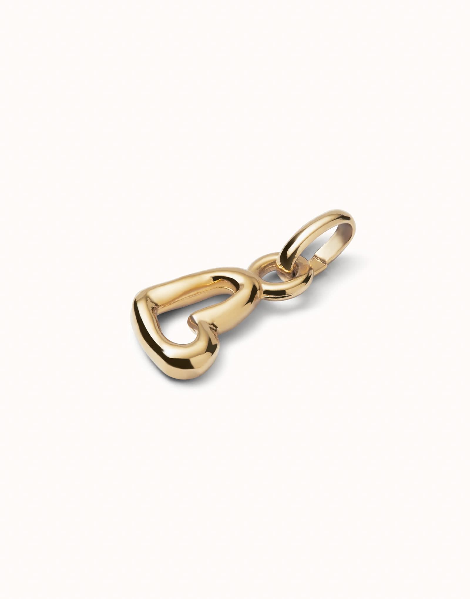 18k Gold Plated Hazte Gold Heart Charm CHA0253ORO0000U