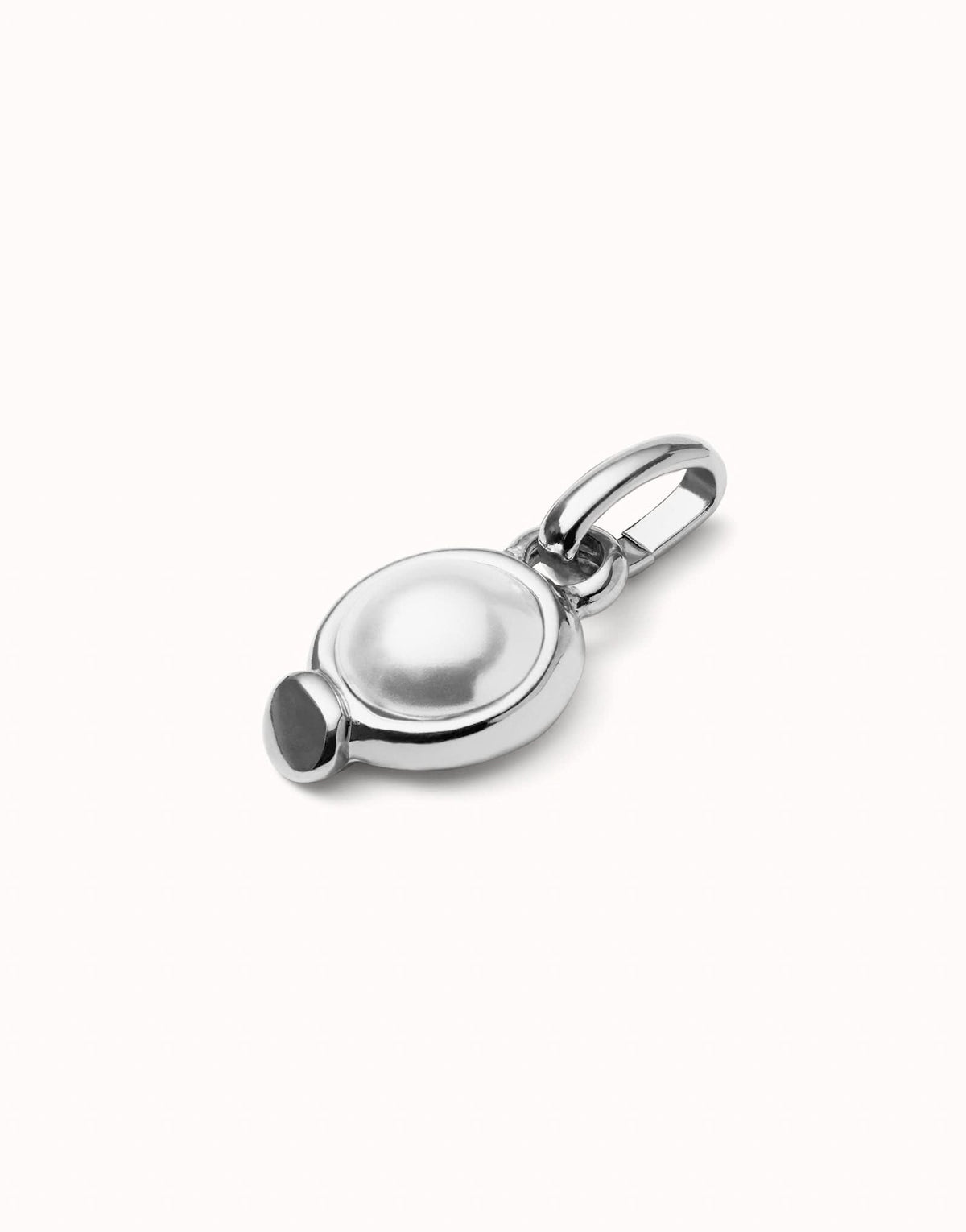 Sterling Silver Plated Hazte White Pearl Charm CHA0267BLCMTL0U