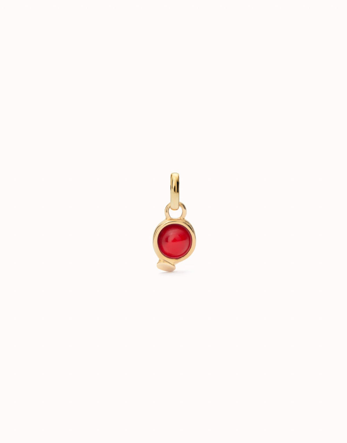 18k Gold Plated Hazte Red Stone Charm CHA0267ROJORO0U