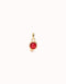 18k Gold Plated Hazte Red Stone Charm CHA0267ROJORO0U