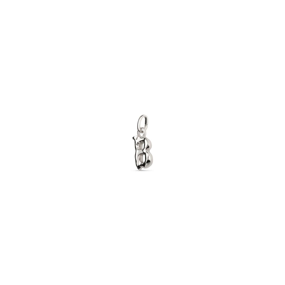 Sterling Silver Plated Hazte Silver Letter B Charm CHA0274MTL0000U