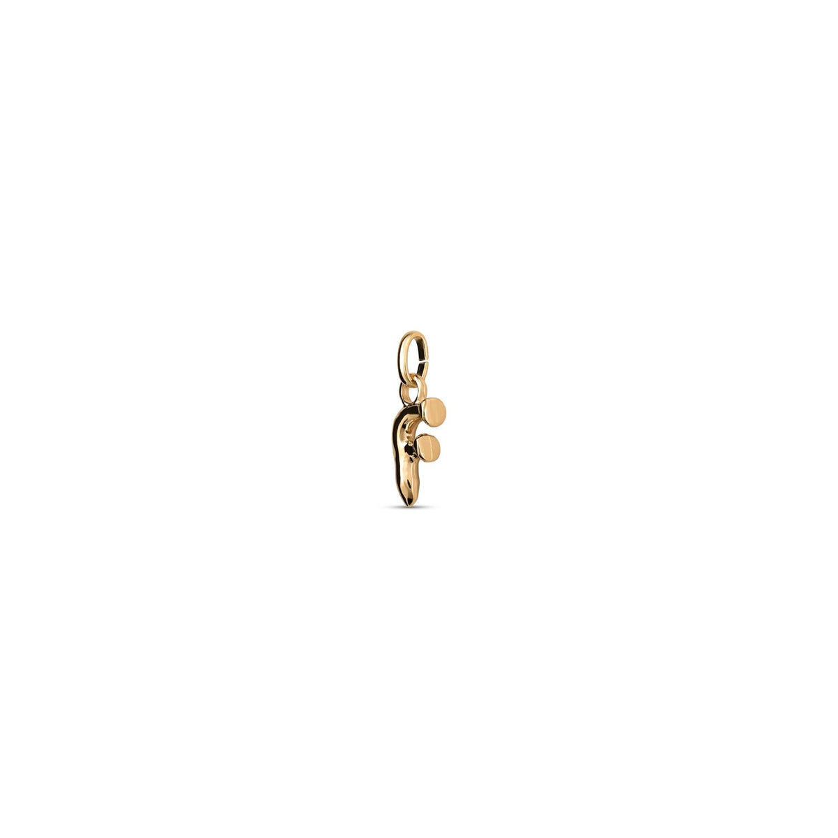 18k Gold Plated Hazte Gold Letter F Charm CHA0278ORO0000U
