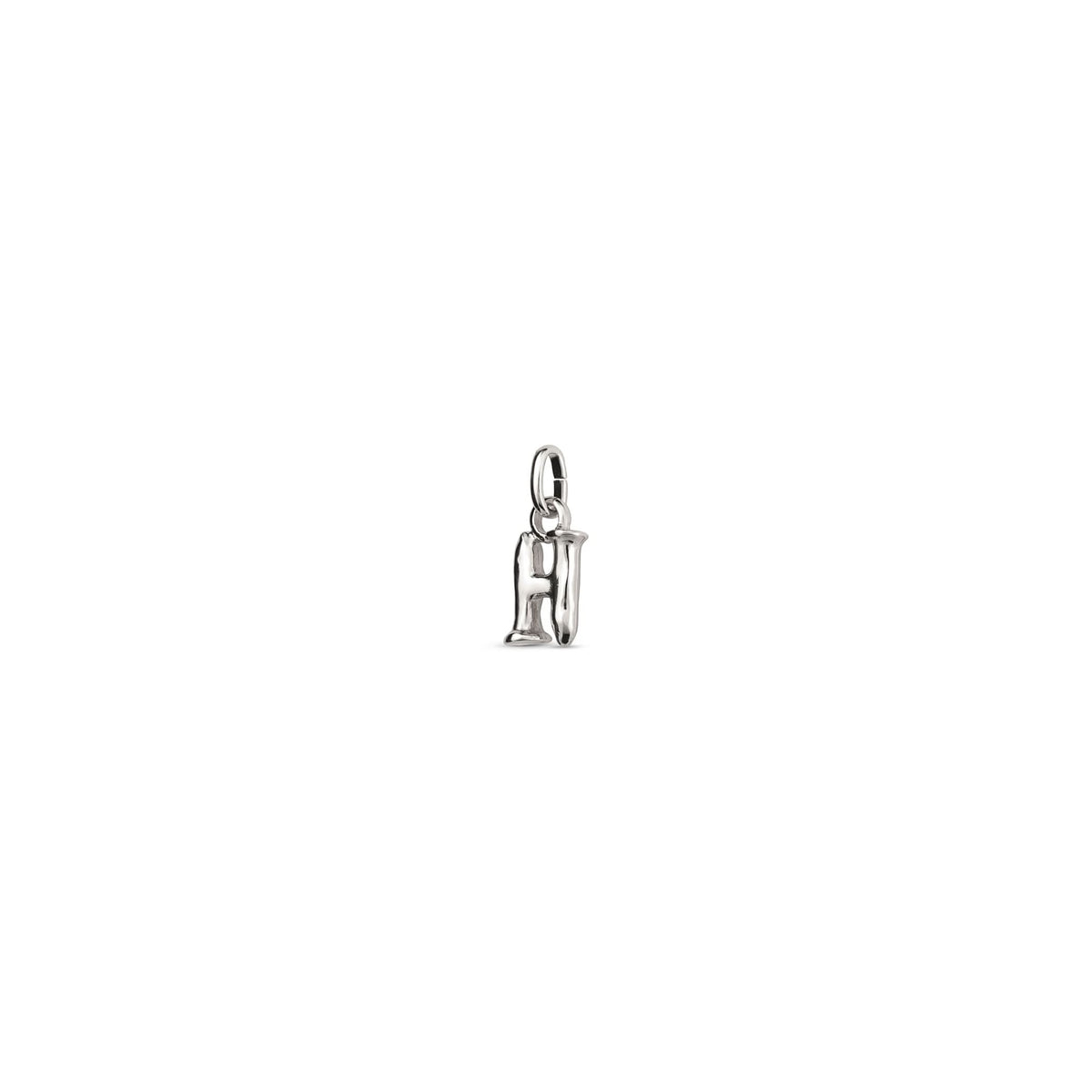 Sterling Silver Plated Hazte Silver Letter H Charm CHA0280MTL0000U