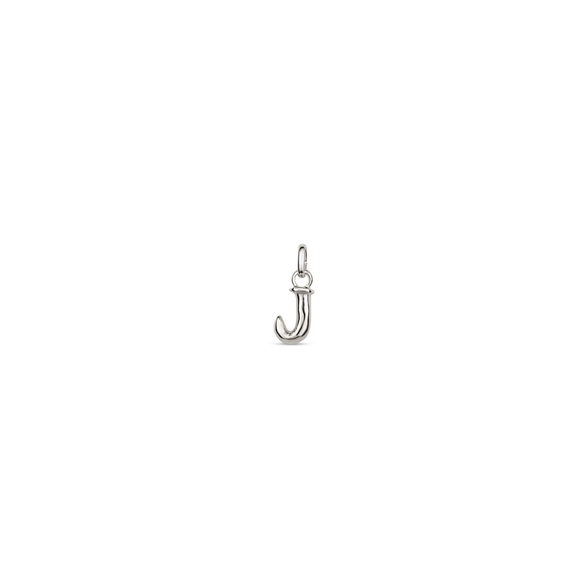 Sterling Silver Plated Hazte Silver Letter J Charm CHA0282MTL0000U