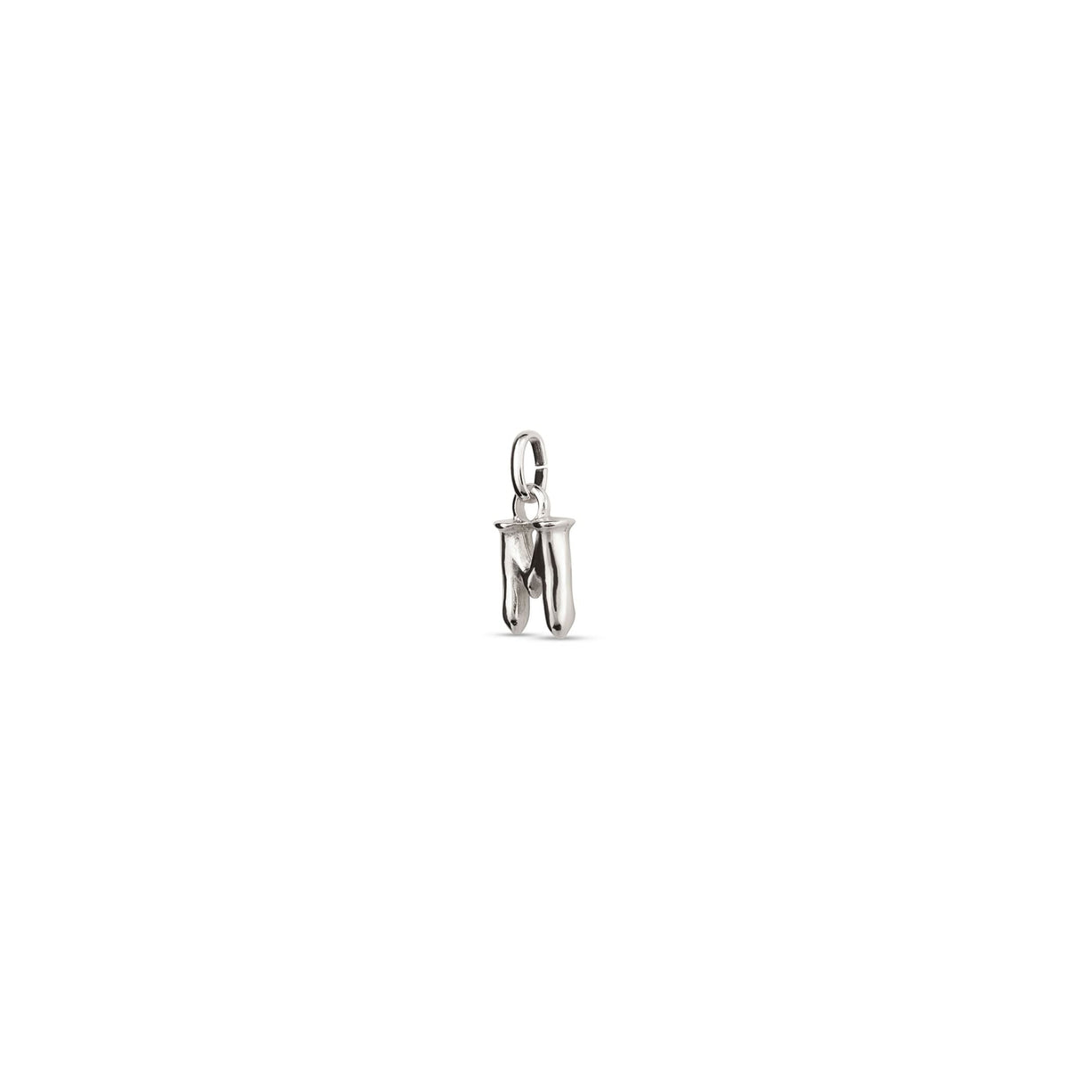 Sterling Silver Plated Hazte Silver Letter M Charm CHA0285MTL0000U