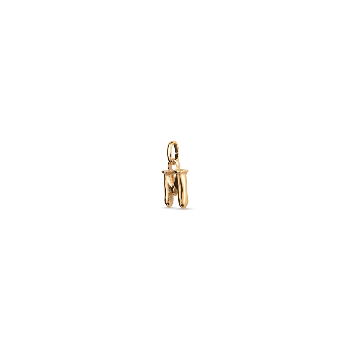 18k Gold Plated Hazte Gold letter M Charm CHA0285ORO0000U