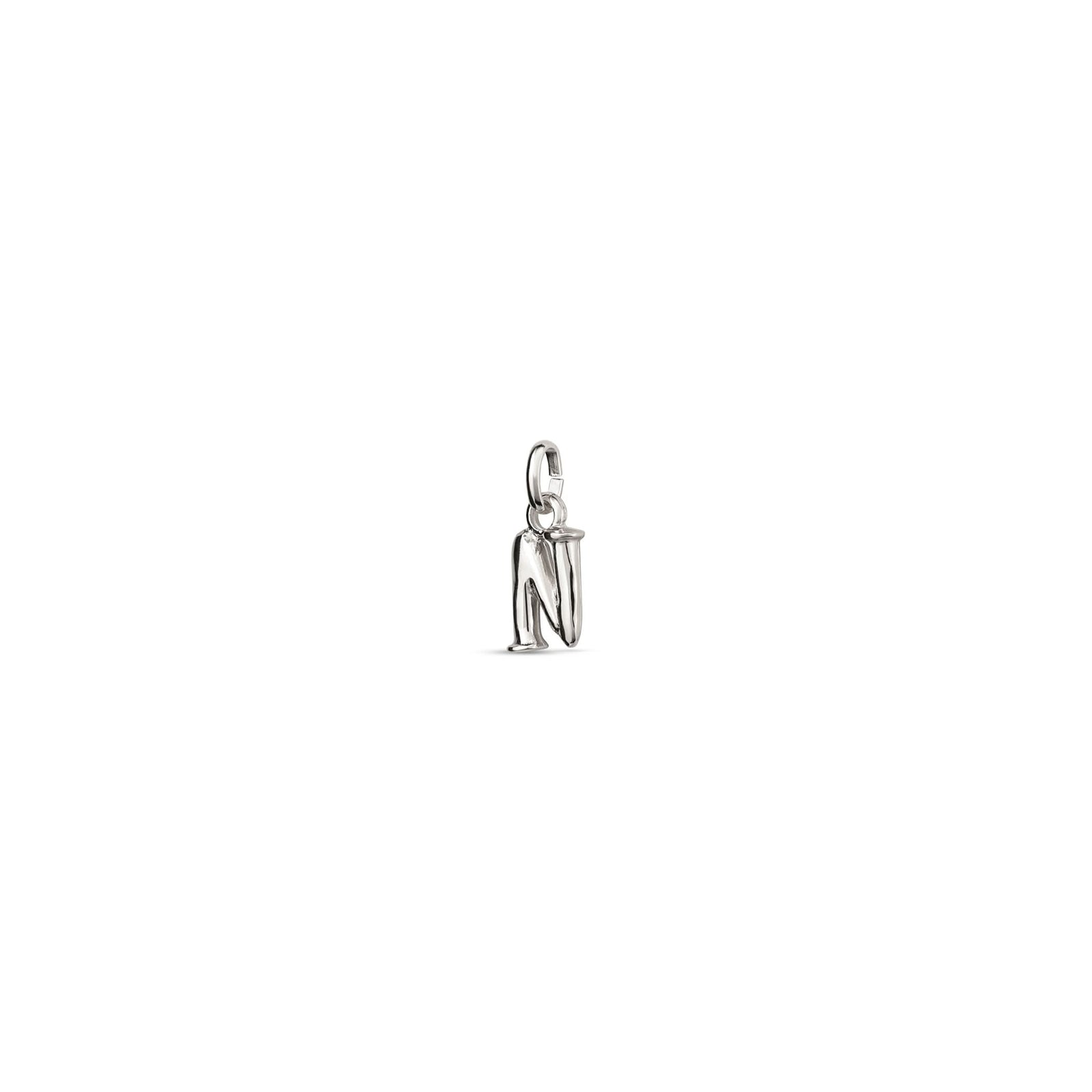 Sterling Silver Plated Hazte Silver Letter N Charm CHA0286MTL0000U