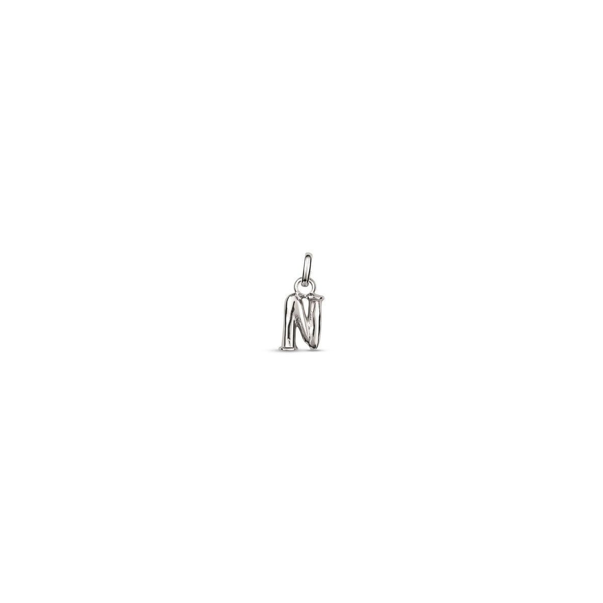 Sterling Silver Plated Hazte Silver Letter N Charm CHA0286MTL0000U