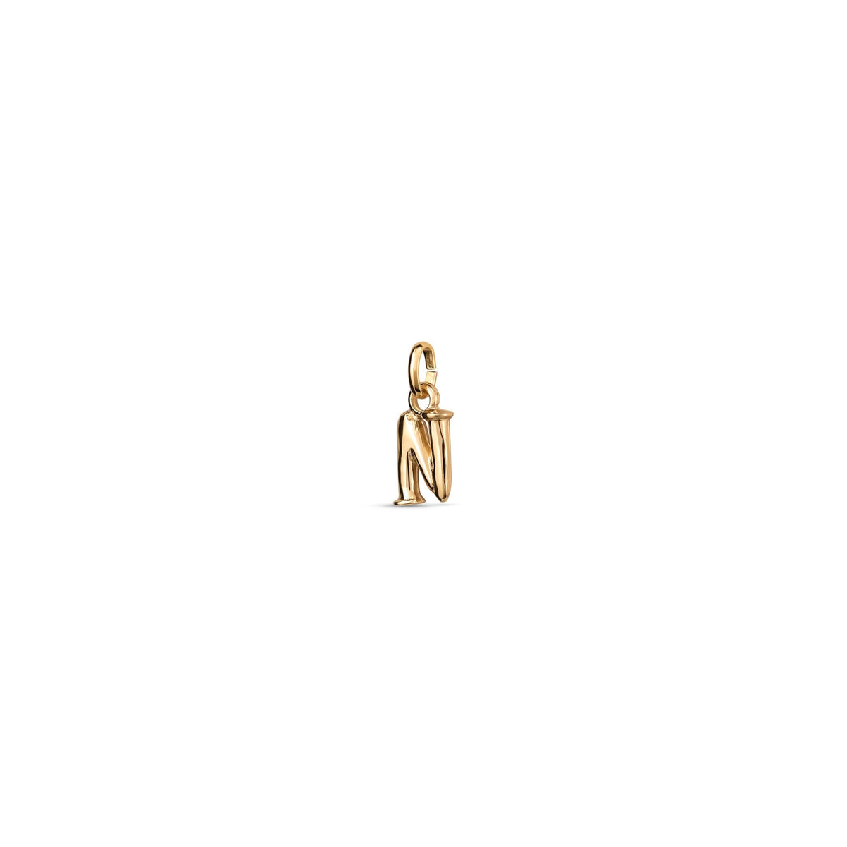 18k Gold Plated Hazte Gold Letter N Charm CHA0286ORO0000U
