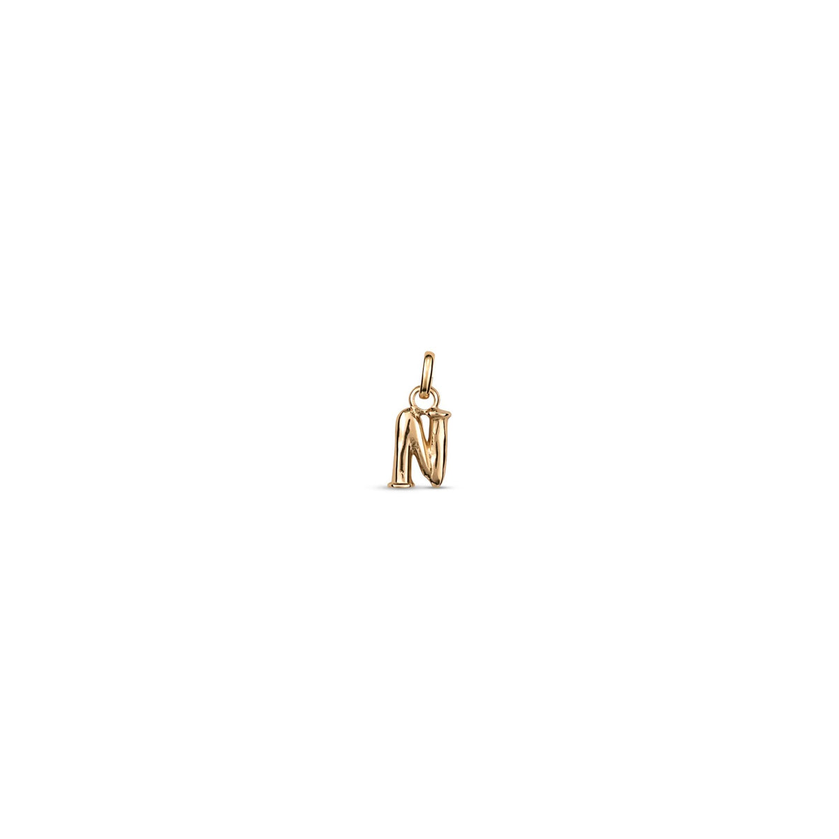 18k Gold Plated Hazte Gold Letter N Charm CHA0286ORO0000U