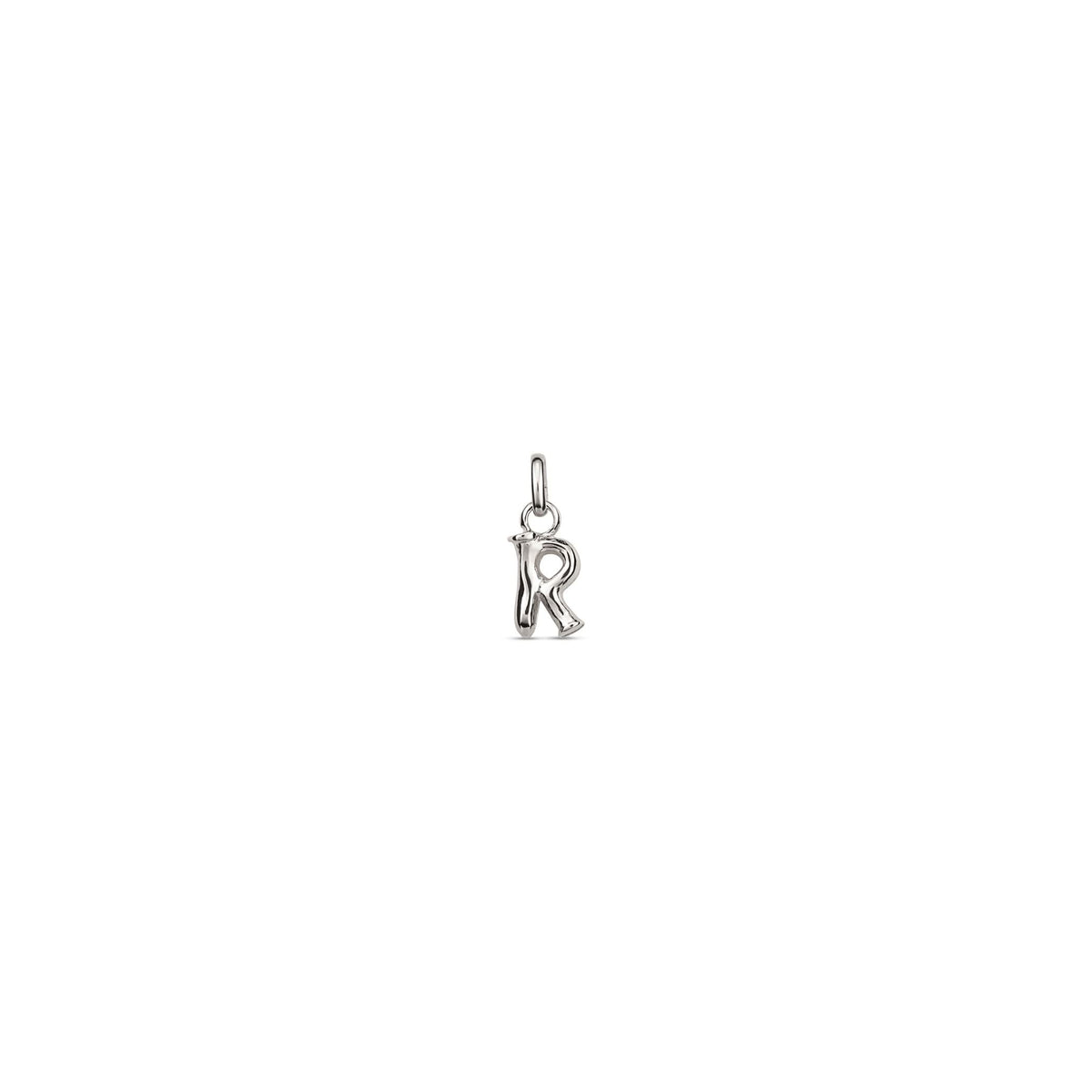 Sterling Silver Plated Hazte Silver Letter R Charm CHA0290MTL0000U